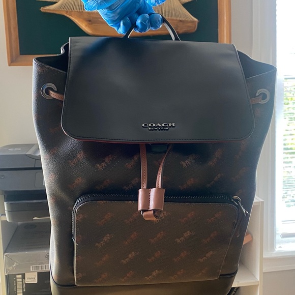 COACH LEATHER BACKPARK - Picture 15 of 16